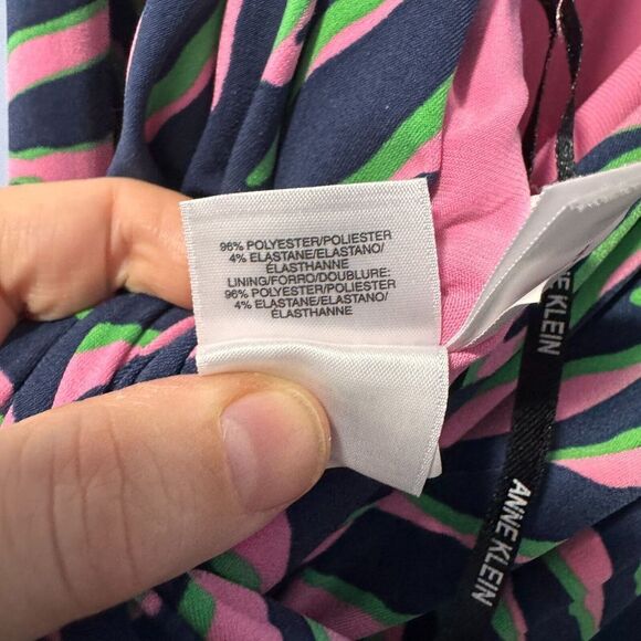 Anne Klein Faux Wrap Around Dress ladies size 16 XL - Picture 6 of 9